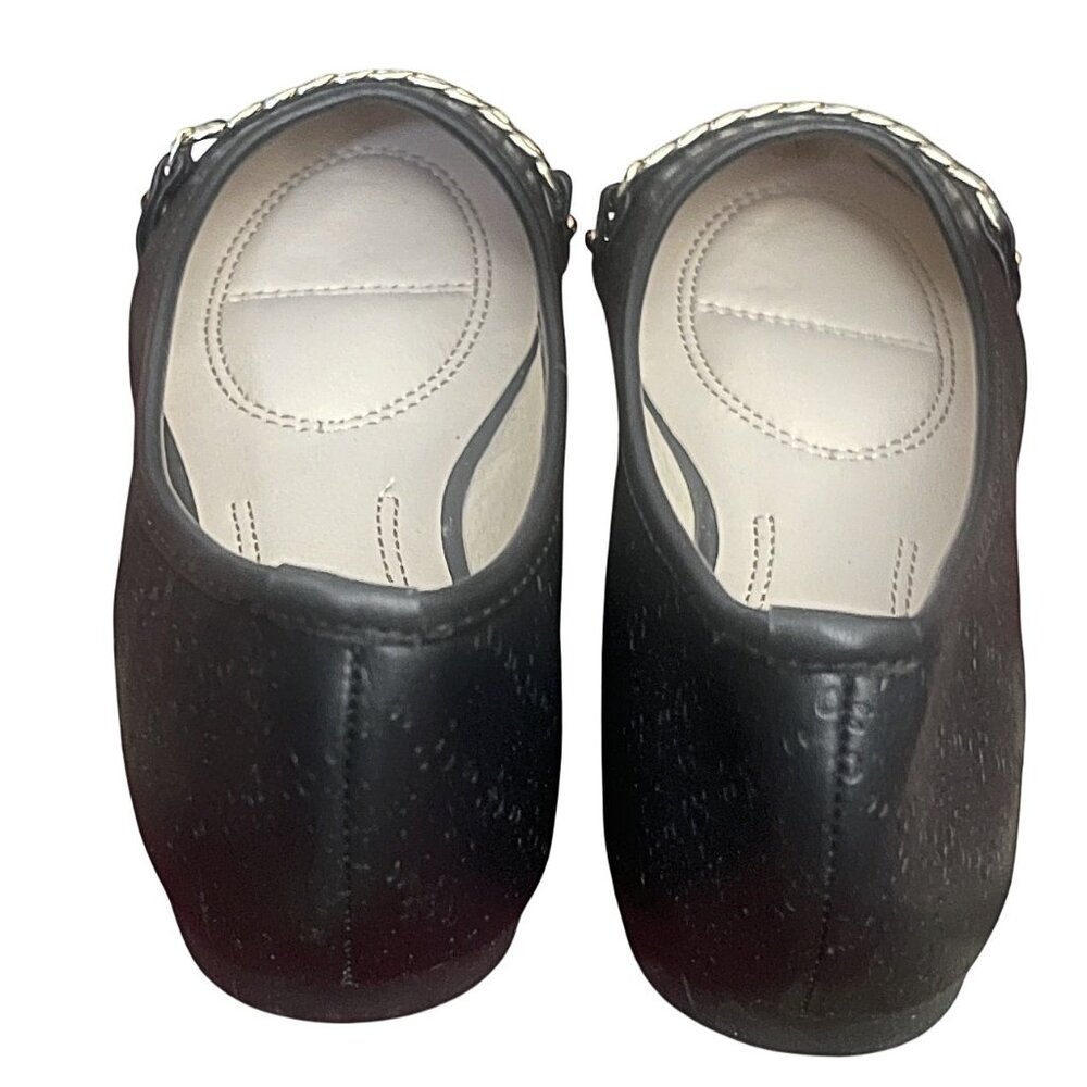 Bella Marie Women's Round Toe Ballet Flat Slip On Shoes w/Gold Chain Accent 6.5 - Picture 7 of 7